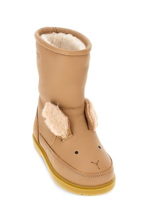 brown leather ankle-boots DONSJE KIDS | 2022110CL018